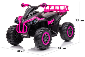 Quad Elettrico per Bambini 12V ATV 1.0 Rosa