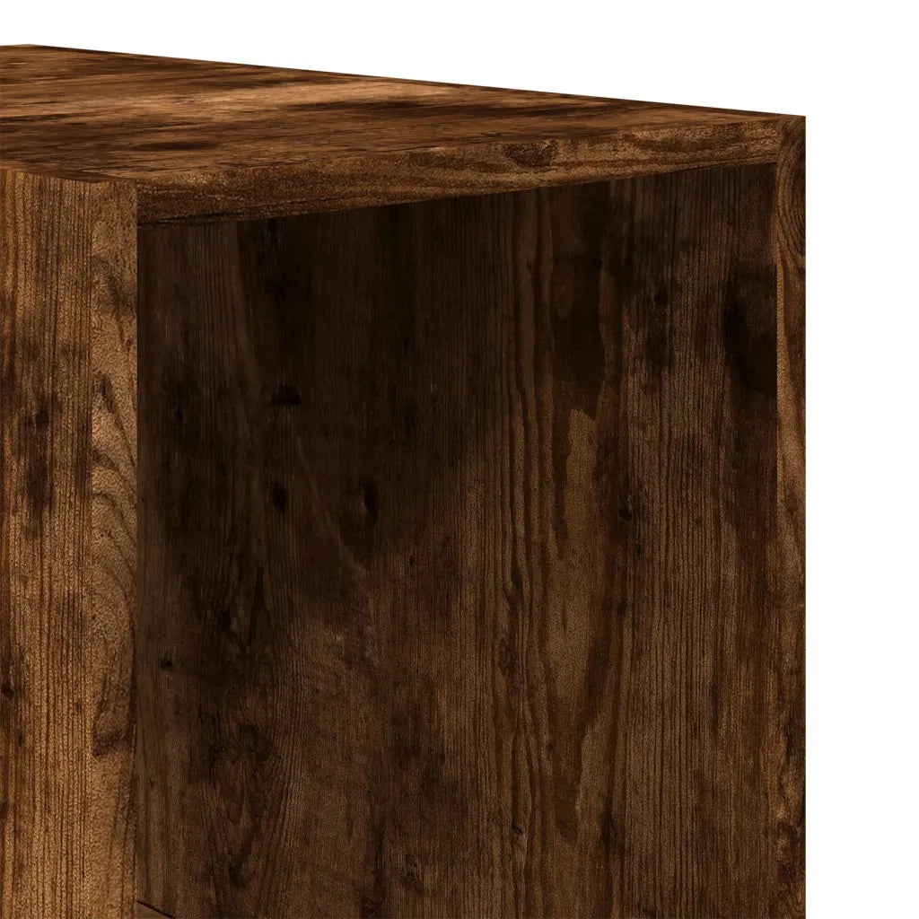 Armadio Rovere Fumo 30x50x200 cm in Legno tecnico CFW9285493