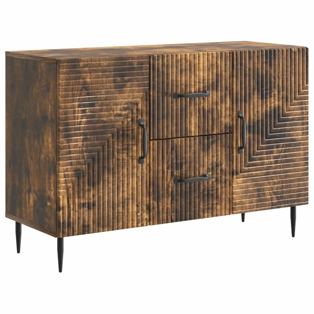 Credenza Rovere Fumo 89 x 34,5 x 60 cm Legno ingegnerizzato