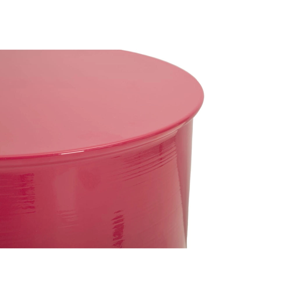 Tavolino VKH1080, Rosa, Metallo, 31x31x46 cm