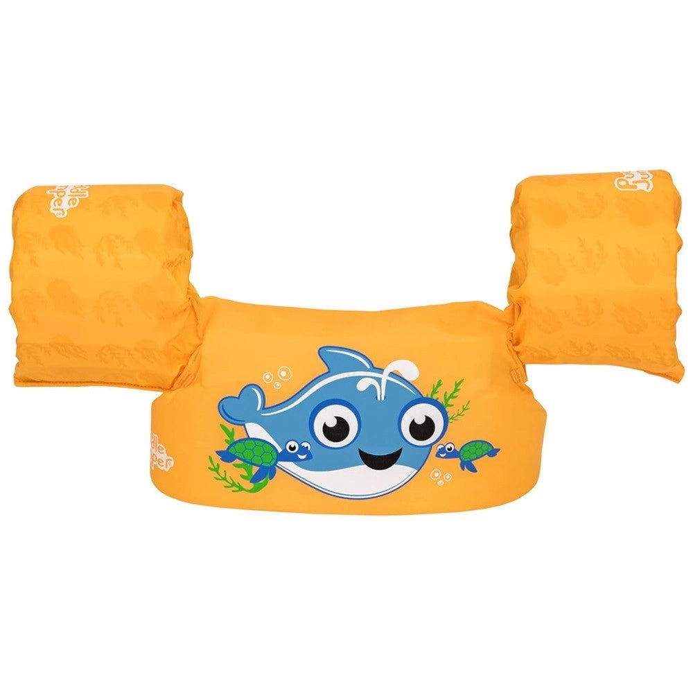 Trade Shop - Gilet Salvagente Per Bambini Con Design Balena Giubbotto Galleggiante Con Braccioli 90135 -