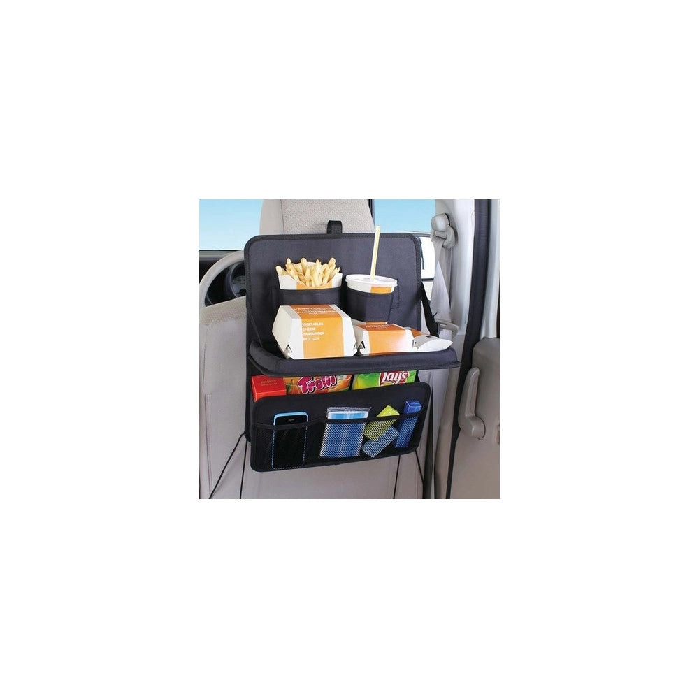 Trade Shop - Organizer Borsa Salvaspazio Per Sedile Posteriore Auto Con Mensola Porta Oggetti -