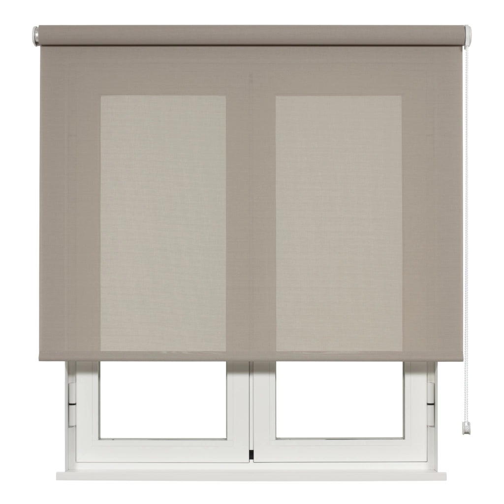 VIEWTEX Tenda a rullo Screen  10% Grado di apertura pebble 165 x 250 cm - Made in Europe - 5 anni di garanzia