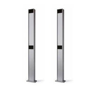 COPPIA COLONNA ALLUMINIO 2 FOTOCELLULE MEDIUM E LARGE 1000 MM H ERA NICE PPH2
