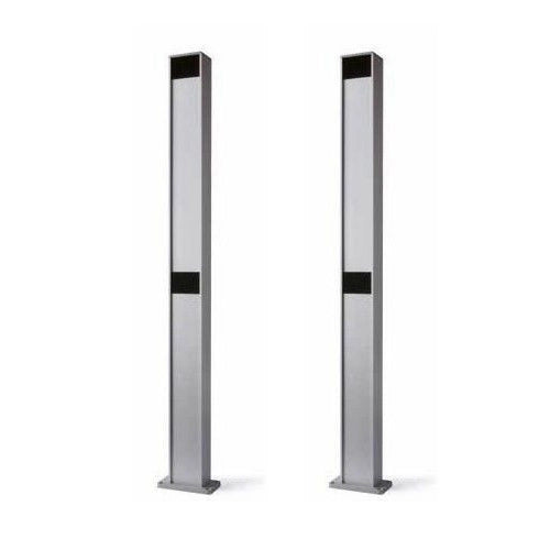 COPPIA COLONNA ALLUMINIO 2 FOTOCELLULE MEDIUM E LARGE 1000 MM H ERA NICE PPH2