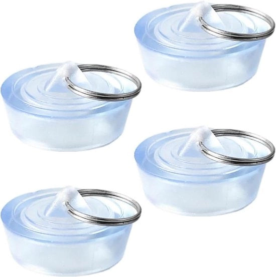 Blocco di Scarico per Lavello 4 Pezzi per Aperture da 29-32 mm per Prevenire Le Fughe d'Acqua dal Lavello/Doccia/Lavabo