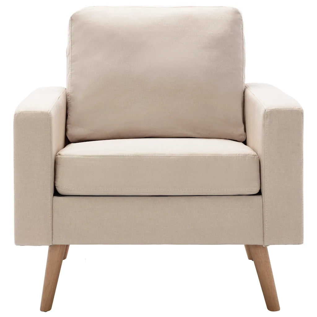 Poltrona Crema in Tessutocod mxl 130168