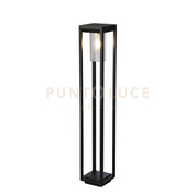 Atlanta Outdoor Post - Metallo nero e policarbonato