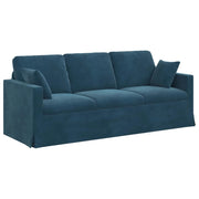 Divano | Divano da soggiorno | Sofa Blu 198 x 78 x 80 cm Velluto