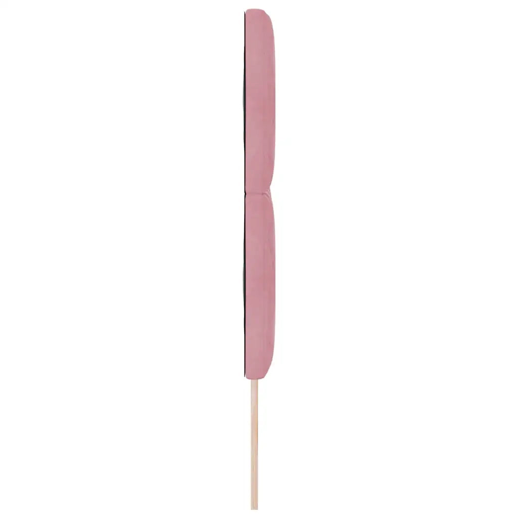 Testiera con testiera Rosa 144 cm Velluto 3337924