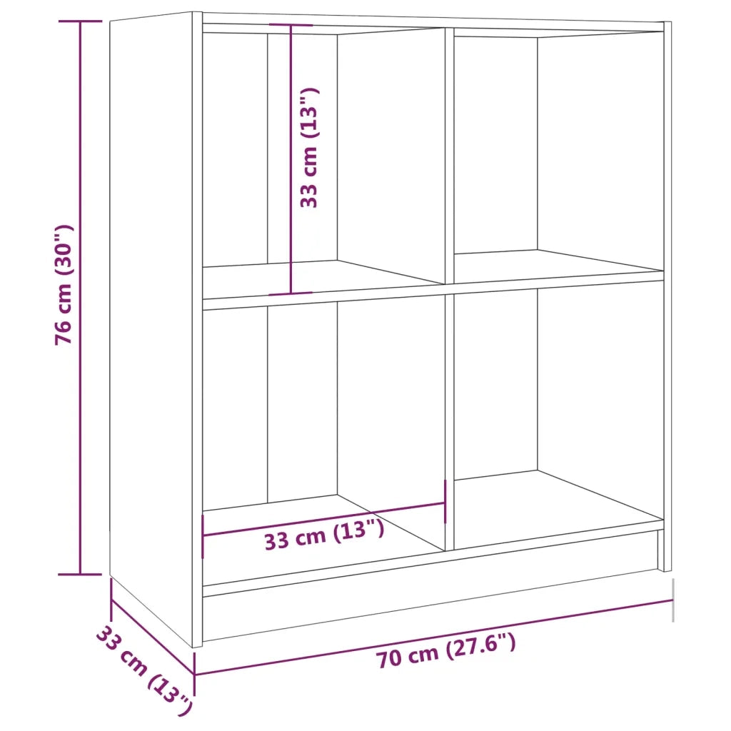Credenza-Buffet-Armadio da cucina 70x33x76 cm in Legno Massello di Pino