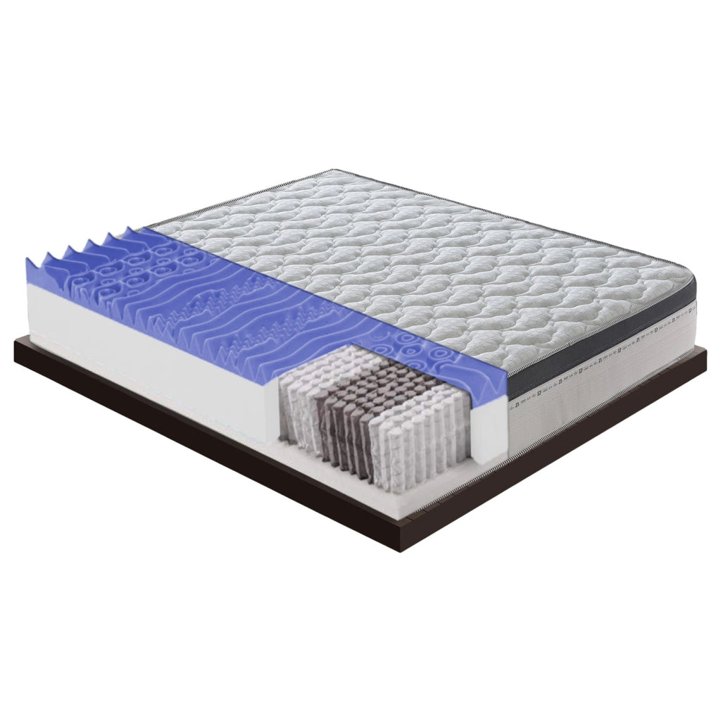 Materasso Piazza e Mezza 140x190 a molle insacchettate e memory foam  13 zone di comfort  Alto 27 cm