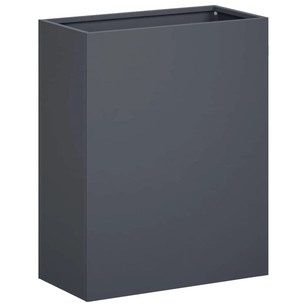Vaso da giardino 2 pz Antracite 40 x 20 x 40 cm 8005405
