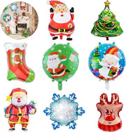 Decorazioni di Natale - uomo di Natale renna uomo della neve albero di Natale - 8 pezzi