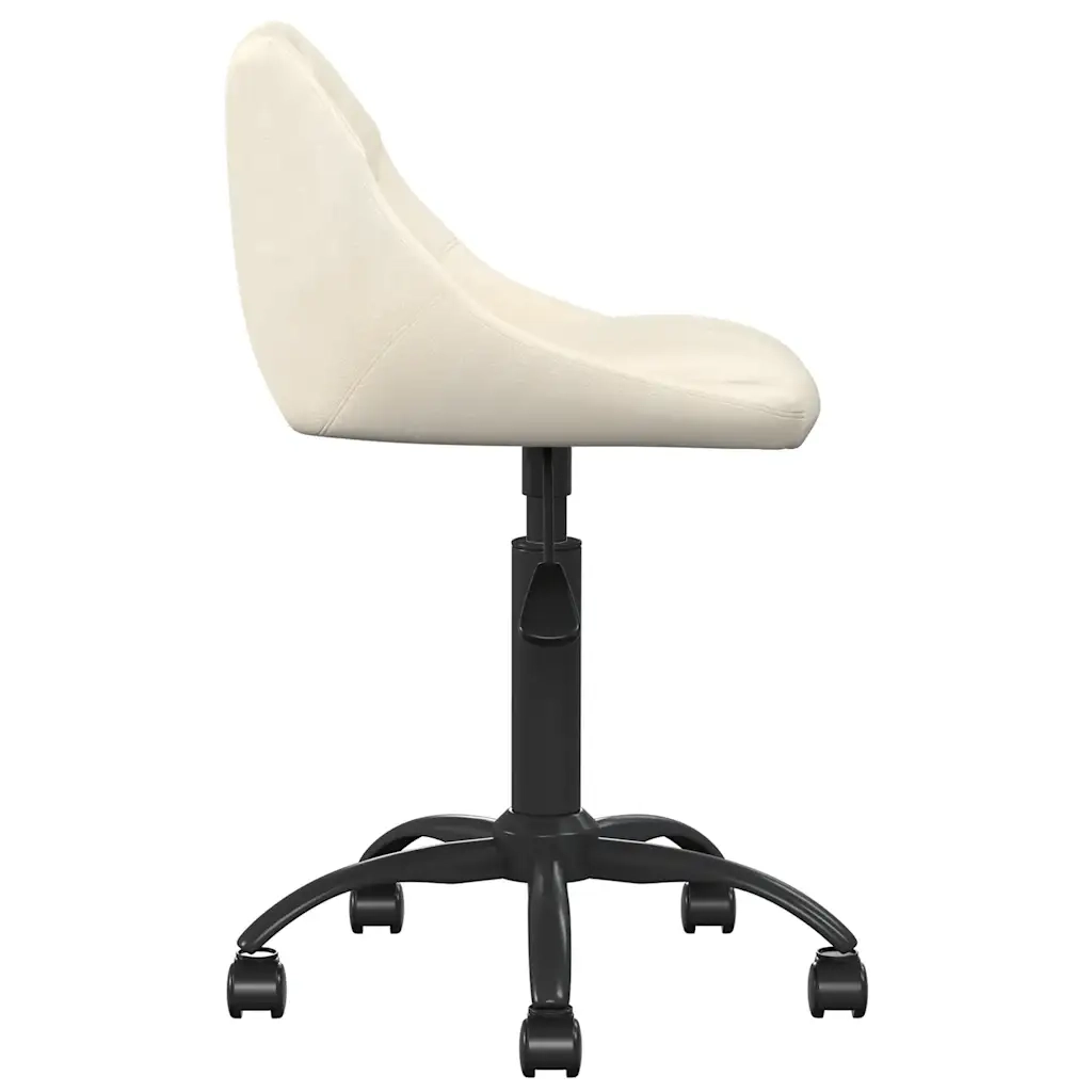 Sedia da Pranzo Crema in Velluto 335359