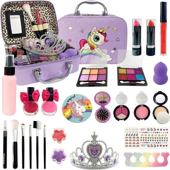 Borsa Trucco Ragazze - Borsa Trucco - Set Trucco per Ragazze - Borsa Trucco Bambine - Set Trucco Ragazze