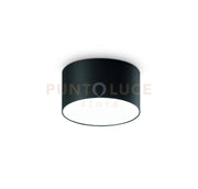 BOILER PLAFONIERA LED CCT 3000+4000K 820LM 10W NERO DIMMERABILE IP20 D.11,5CM H.6CM