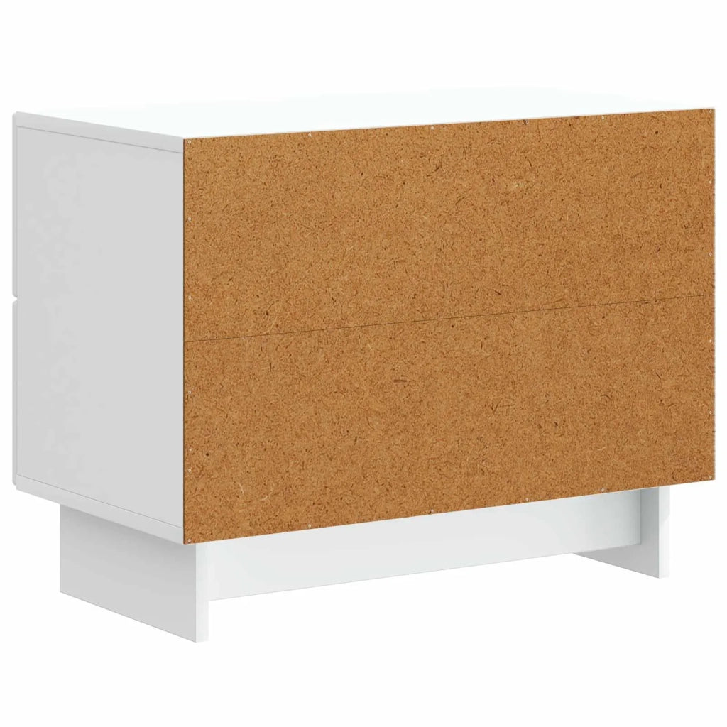 Armadio da Notte con cassetto Bianco 62 x 34,5 x 47,5 cm 893855