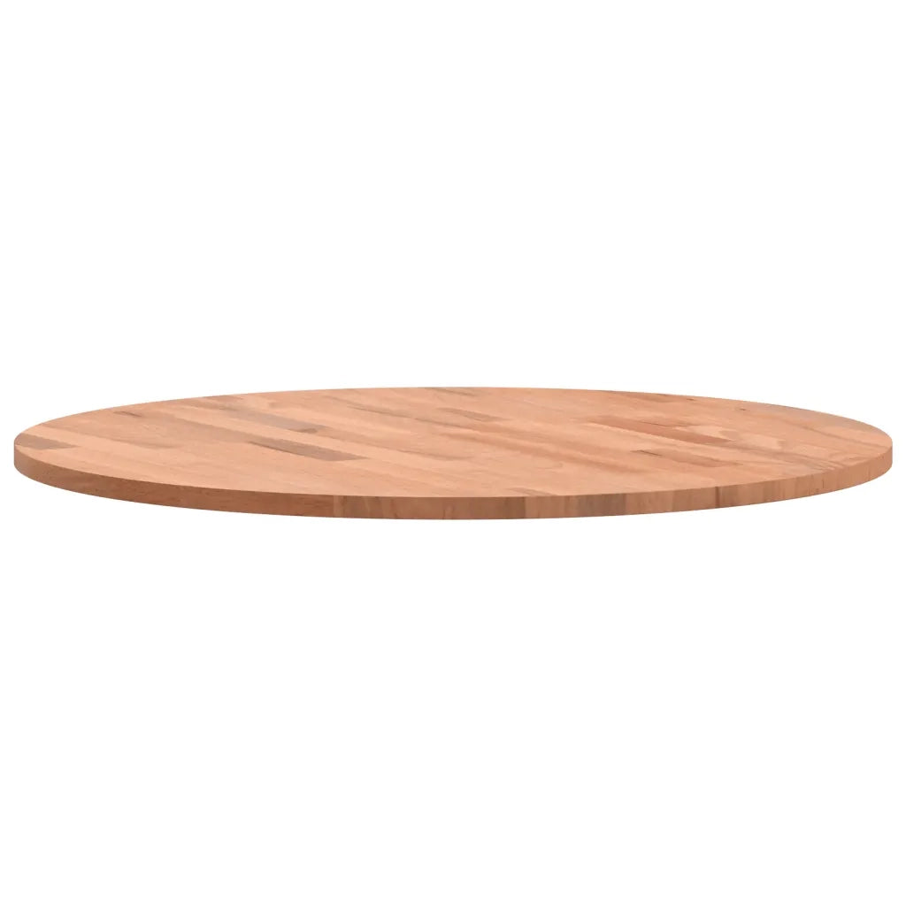 Piano per Tavolo Ø60x1,5 cm Rotondo in Legno Massello di Faggio 355930