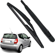Kit di lavaggio parabrezza compatibile con Citroën C2 2003-2008 - Manubrio, lamiera e guarnizione del lavavetro