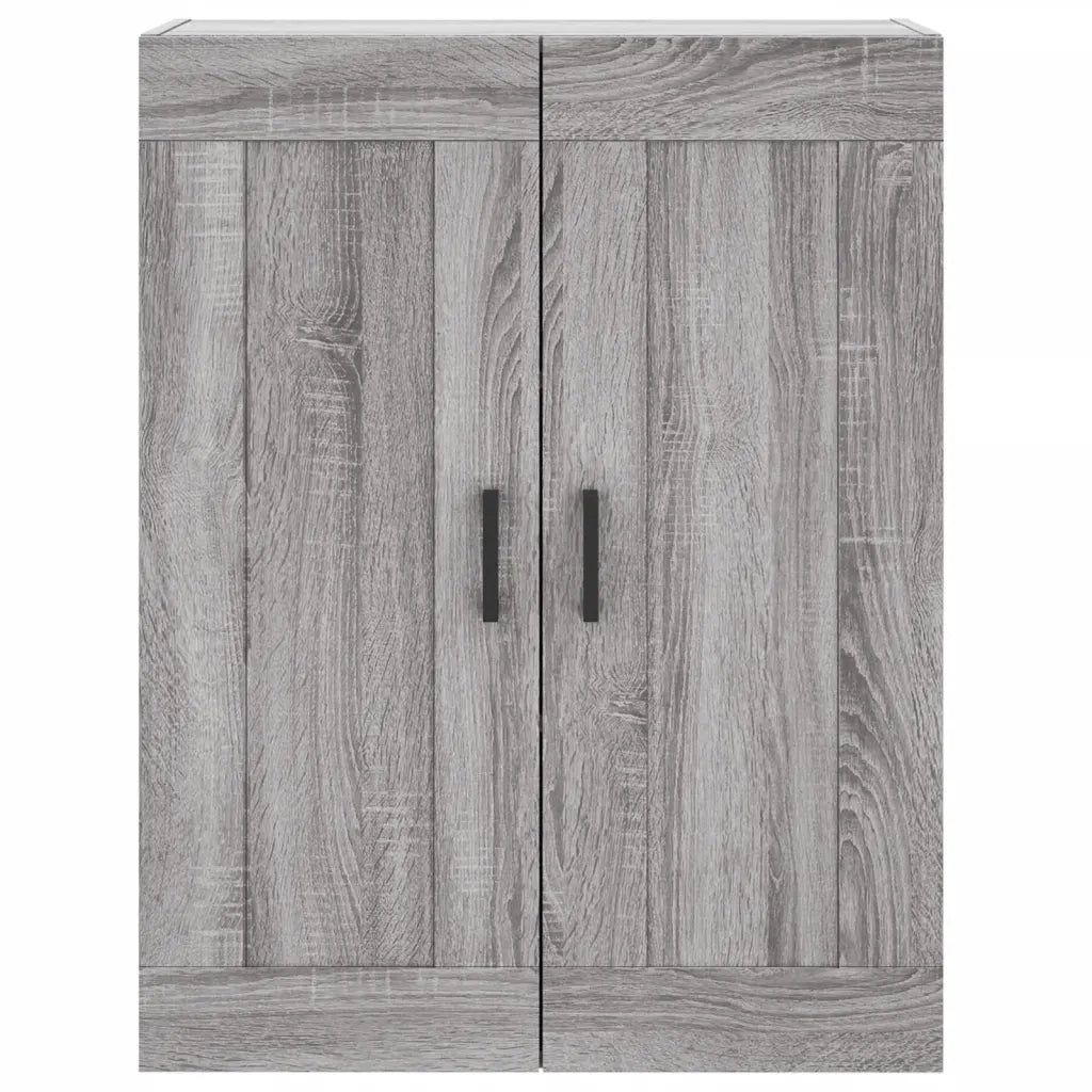 Credenza-Buffet-Armadio da cucina Grigio Sonoma 69,5x34x180 cm in Legno Multistrato 605172
