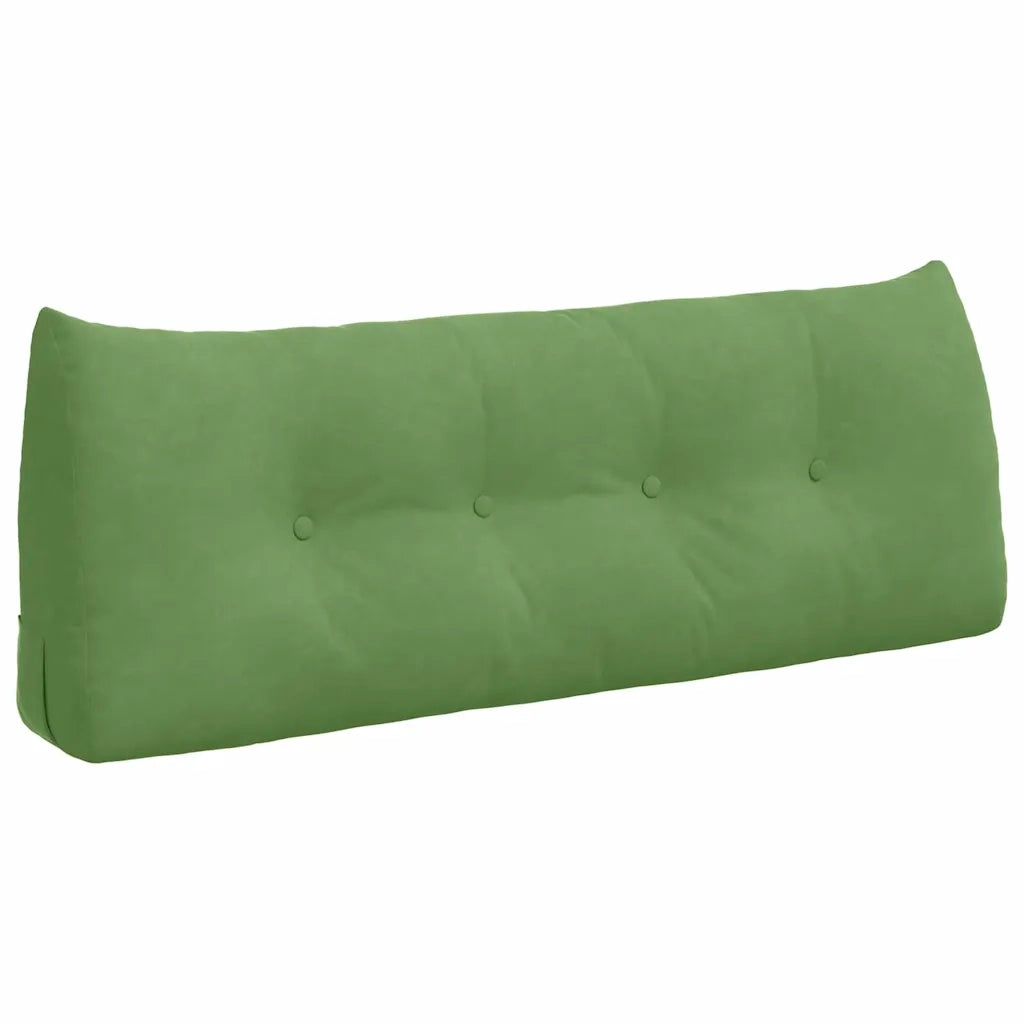 Cuscino per Schiena Verde chiaro 120 x 24 x 50 cm Velluto 42014490