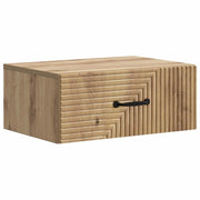 Mobiletto da notte a muro Rovere Artigianale 49 x 34,5 x 20 cm