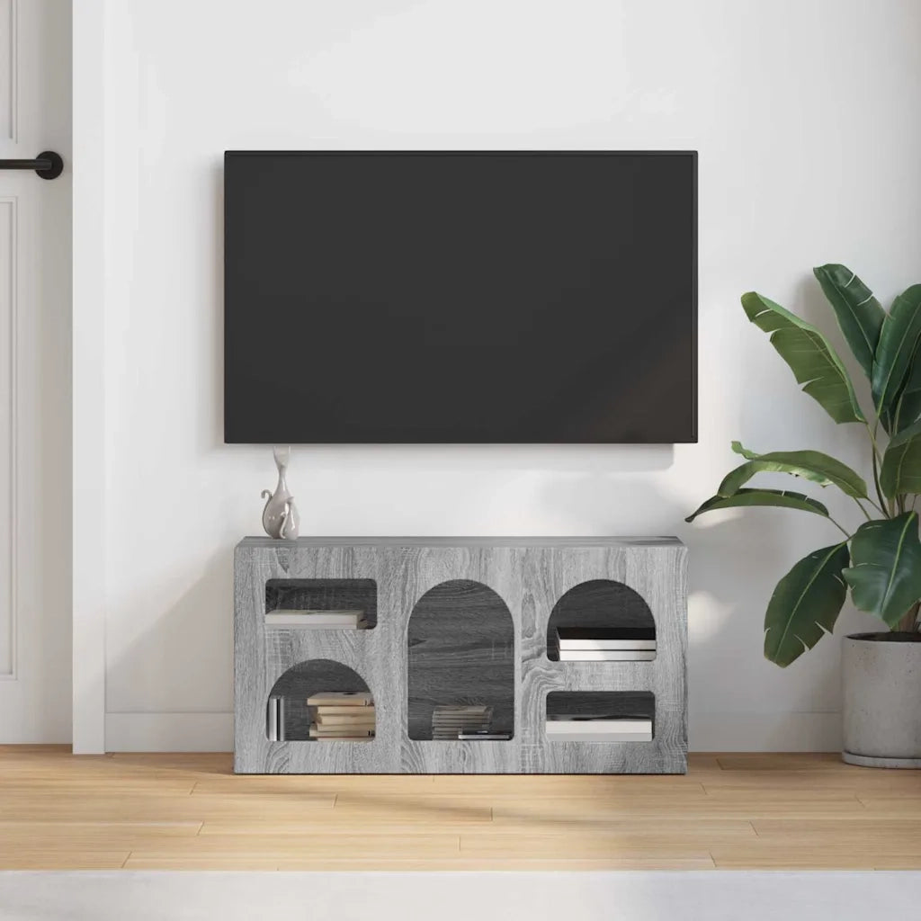 Mobile TV ELST 80 x 35 x 40 cm Grigio Sonoma 891280