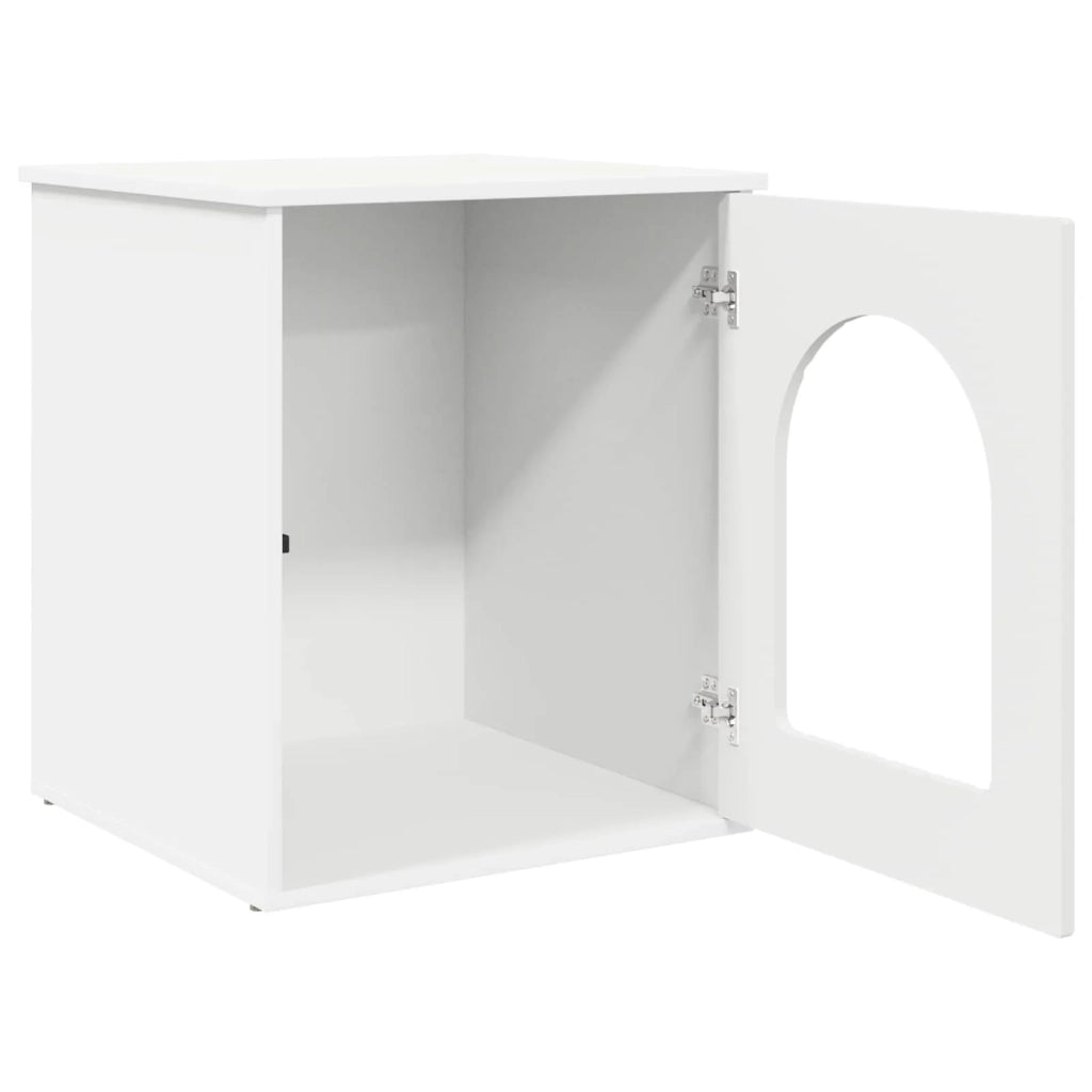 Casa per Gatti Bianco 53 x 52 x 62 cm Legno multistrato 8000707