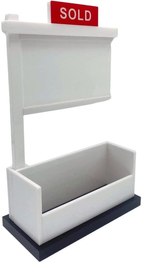 Sostegno per mappe con alta capacità - Sostegno per mappe - Supporto per foto - Supporto per ufficio - Acrilico - 16 cm alto, 10 cm largo - Supporto per mappe
