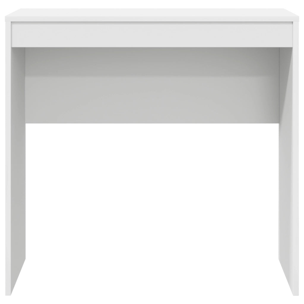 Scrivania Scrittura Bianca MDF 80 x 40 x 76 cm Semplice