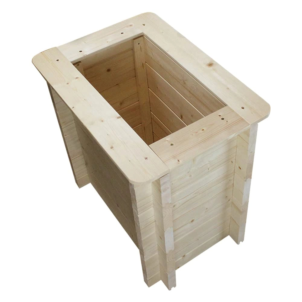 L?aiuola di giardino sopraelevata in legno - 58x38x57 cm - Timbela M611