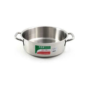 PINTINOX PNT670C32 Tender Casseruola Media 2 Manici in Acciaio Inox 18-10 AISI 304 Diametro 32 cm Altezza 11 cm Capacita' 8 Litri colore Acciaio