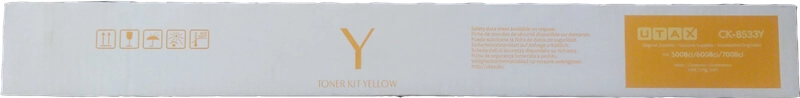 ORIGINAL Utax toner giallo CK-8533y 1T02XCAUT0 ~24000 Seiten