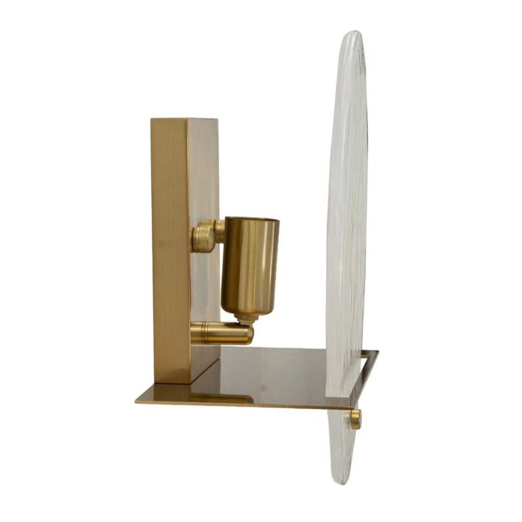 Lampada a Parete VKH63, Oro, Metallo, 20x11x25 cm
