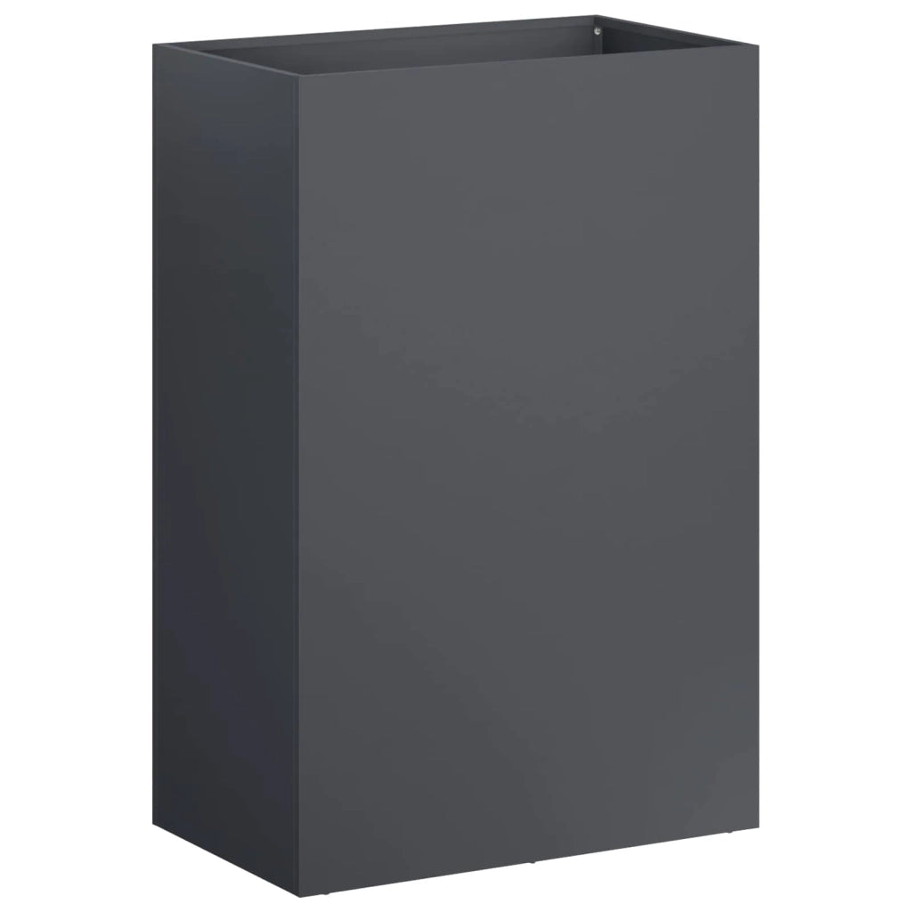 Vaso da giardino 2 pz Antracite 40 x 30 x 75 cm 8005503