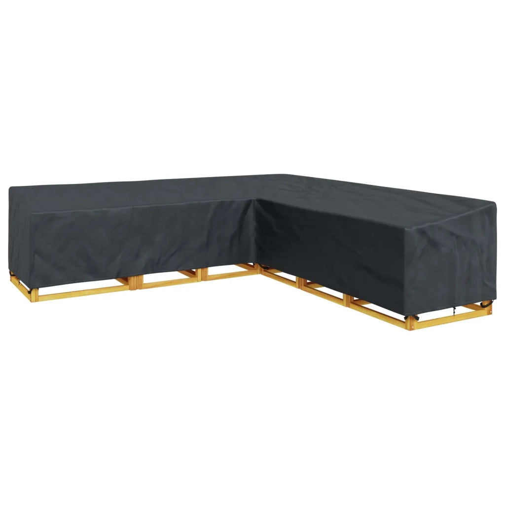 Copertura per mobili Nero 325 x 325 x 80 cm Tessuto Oxford 600D 4105674