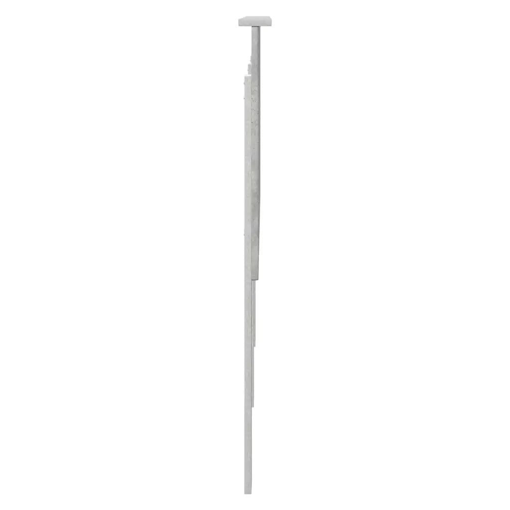 Testiera-Testata-Testiera Decorativa Grigio cemento 160 cm Legno multistrato 912715