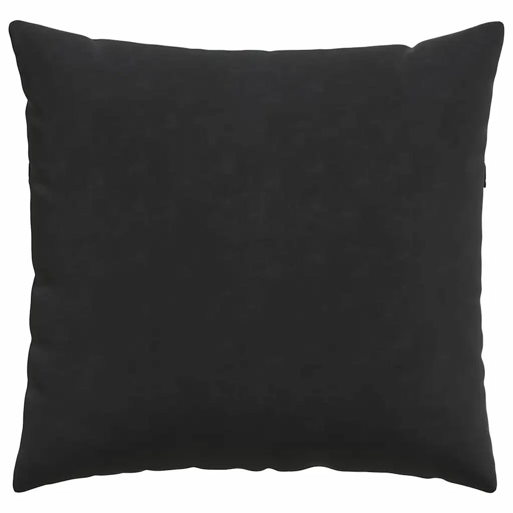 Cuscini da Divano 2 pz | Cuscini per sedie Nero 45 x 45 cm Tessuto in Cords