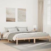 vidaXL Letto Extra Lungo senza Materasso 200x210 cm in Legno di Pino