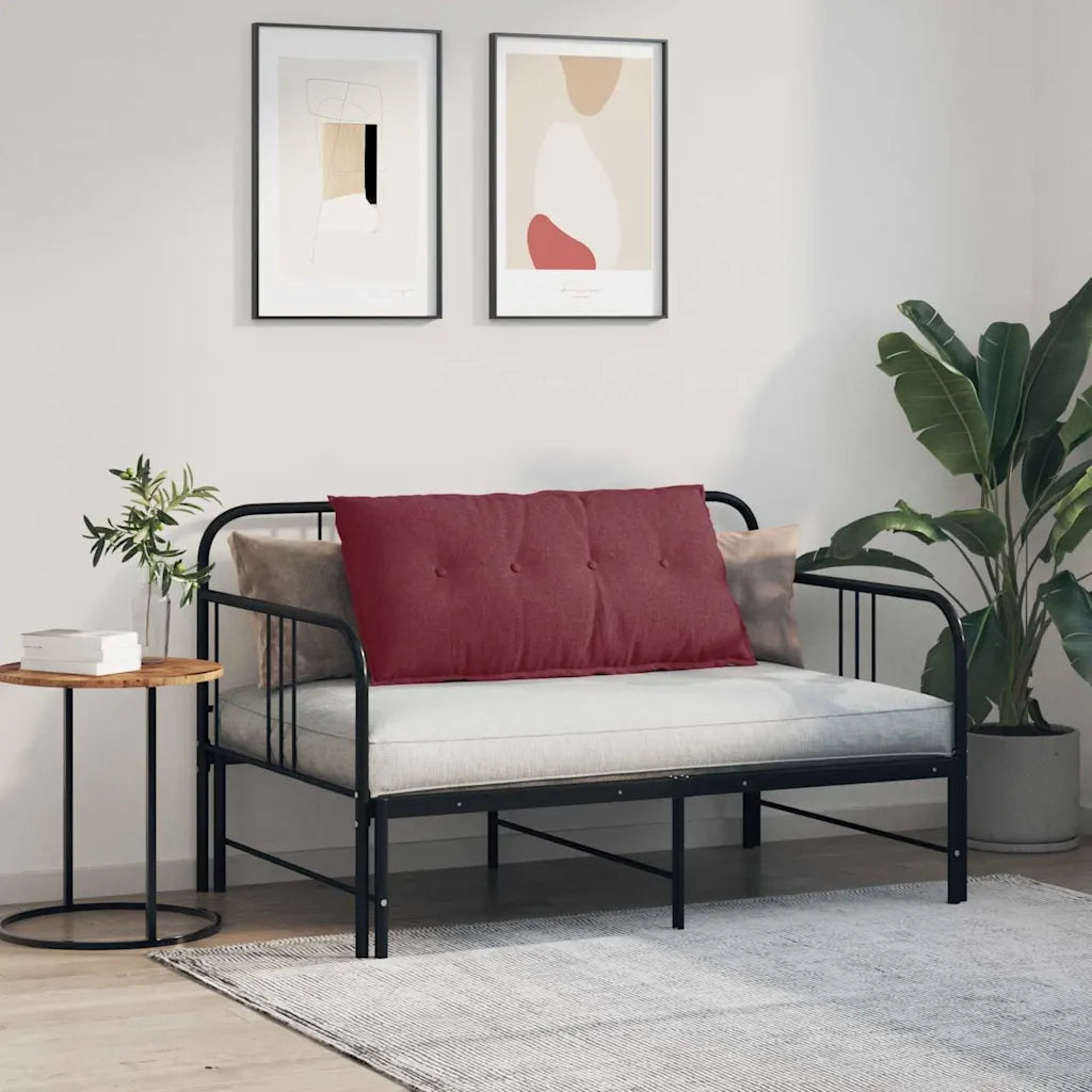 Cuscino per Schiena | Cuscino dorsale Rosso Vino 100 x 19 x 50 cm Tessuto