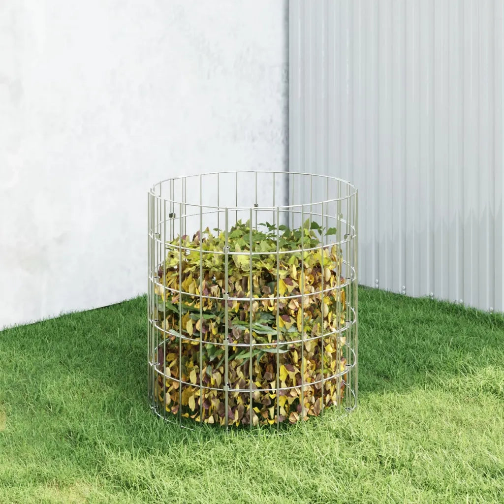 Compostiera da Giardino Ã˜50x50 cm in Acciaio Zincato cod mxl 54400
