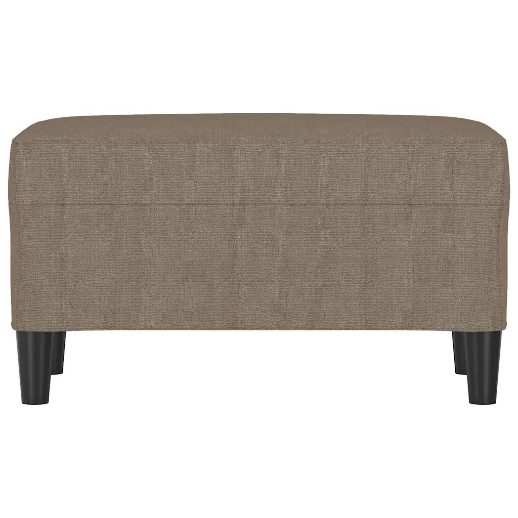 Panca tortora 70x35x41 cm in Tessuto