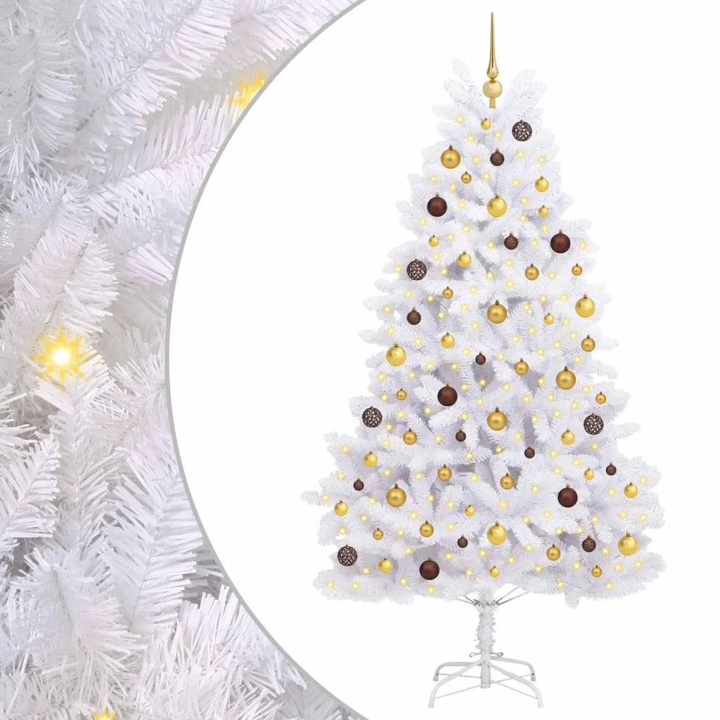 Albero di Natale artificiale Bianco 106 x 106 x 210 cm LED 3210134