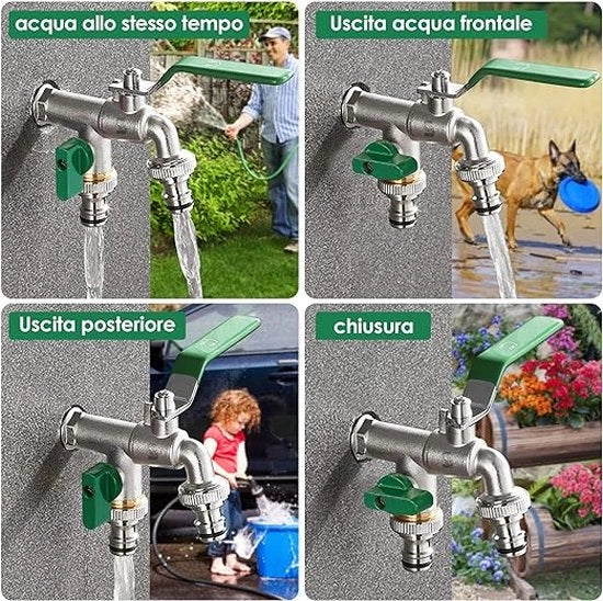 Pompa di acqua, resistente al gelo, per uso domestico, giardino, area industriale, pompa per giardino