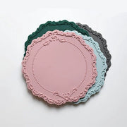 Set di tappeti di decorazione per tavolo rotondi, placemats e accessori da cucina
