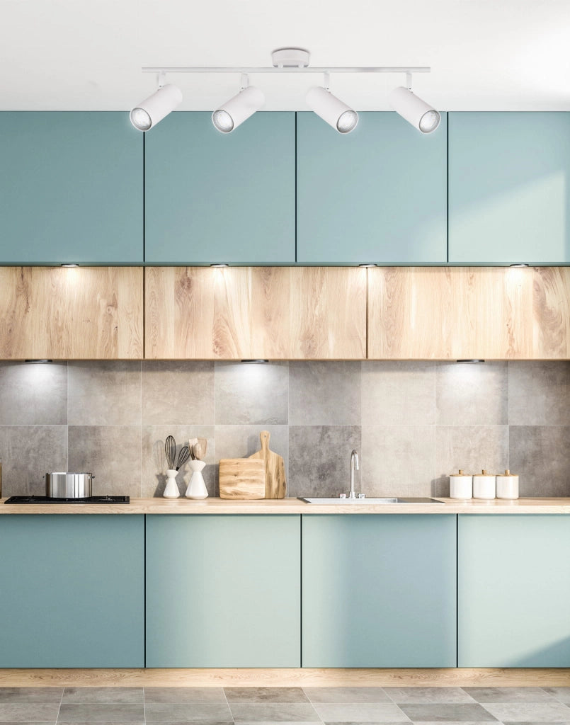 Candellux Colly plafoniera bianca 4xGU10 orientabile