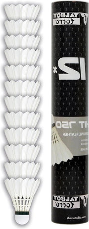 750 Palline di Badminton - 12 Pacchi - Velocità 77 - Shuttlecochi Premium - Allenamento e Tempo Libero