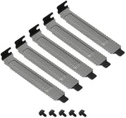 Sostituzione filtro stoffa PCI con schermo di copertura, piatto di copertura di ventilazione e supporto di espansione con viti per case computer