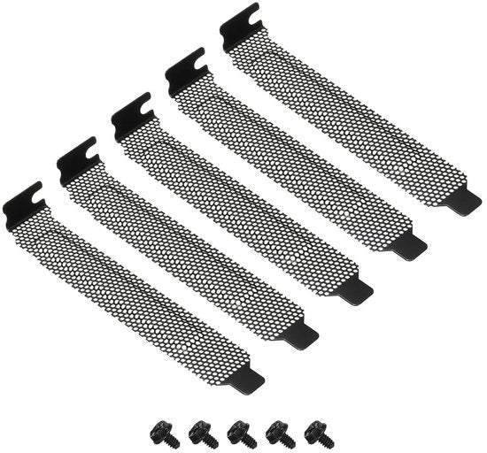 Sostituzione filtro stoffa PCI con schermo di copertura, piatto di copertura di ventilazione e supporto di espansione con viti per case computer